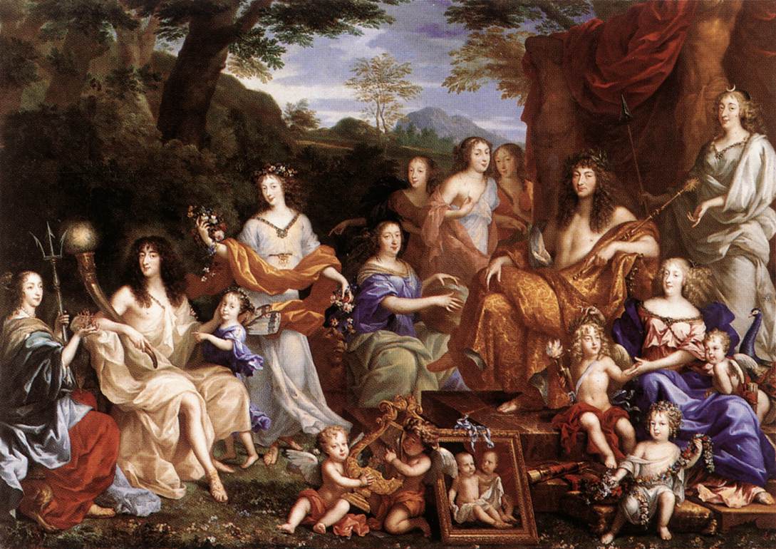 NOCRET, Jean The Family of Louis XIV a